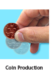 appearing coin