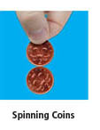 spinning coins