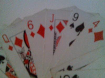 In this example their card is the jack of diamonds.