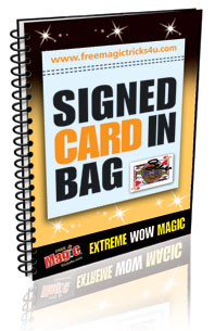 Signed Card in Bag eBook