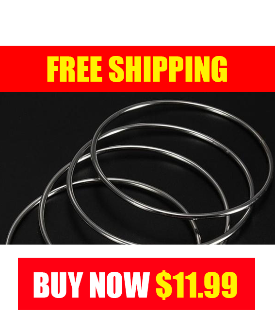 4 CHINESE LINKING RINGS CLASSIC MAGIC METAL RING LINK TRICK STAGE OR CLOSE UP