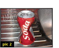 crush and restore a soda can