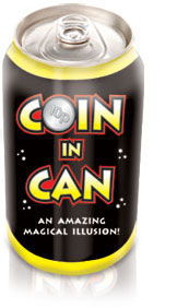 coin in soda can magic trick
