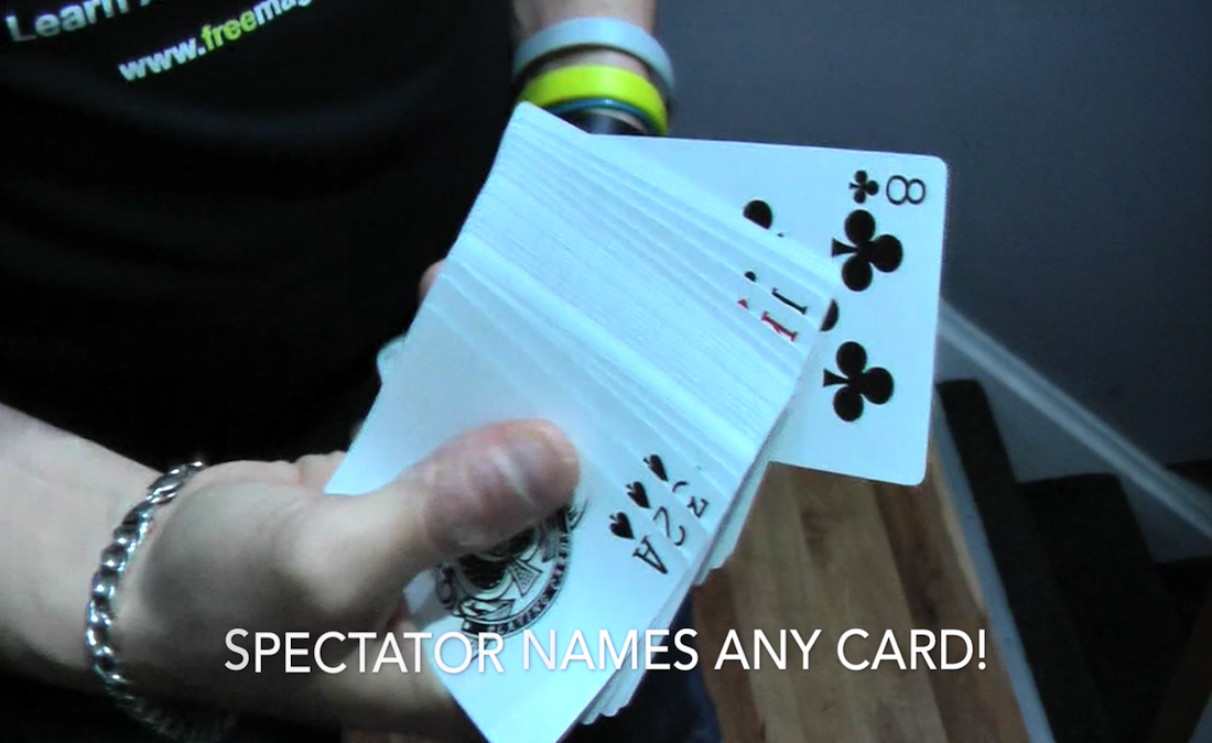 magic trick with cards