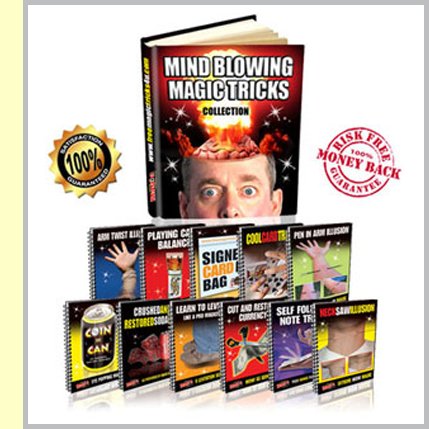 Our first eBook containing over 50 amazing magic tricks