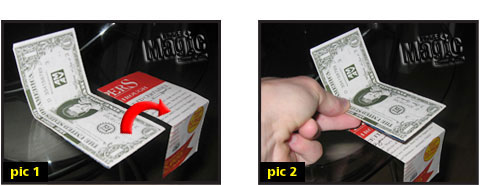 paper to money magic trick