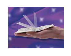 Self folding note free magic trick